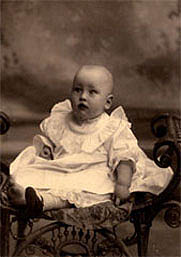 Bruce Macdonald as a baby