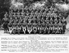 Bruce Macdonald and the Officers of theEssex Scottish Regiment