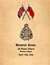 Programme of a Memorial Service for the Essex Scottish Regimentat All Saints' Church