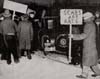 Picketing Kelsey Wheel workers clash with police at factory gate, 21 December 1936