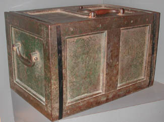 Tecumseh's box which was left at Colonel Elliott's farm near Amherstburg