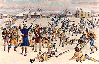 The Battle of the River Raisin January 22, 1813, by Forster