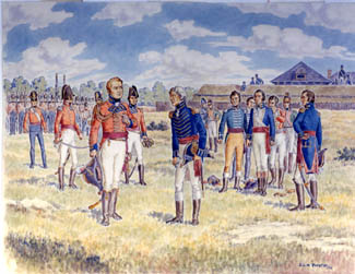 The surrender of Detroit, August 16, 1812, by Forster