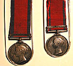 Other side of medals given for the surrender of Detroit