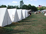 Re-enactors' camp