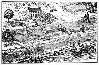 Another sketch of Francois Baby's farm by Forster