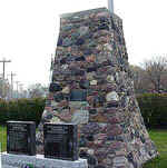The monument to Tecumseh on Walpole Island