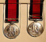 Medals given for the surrender of Detroit