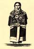 Nahneetis, Protectrice de la sant�, milieu du 19e si�cle. Tir� du "History of the Ojibway Indians" by Peter Jones (london, 1861)