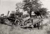 George Ccile threshing machine at the Little River Bridge, 1900, Courtesy of Leo St. Louis, P8462