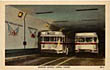 Postcard         of Tunnel Buses Within the Detroit-Windsor Tunnel