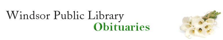 Windsor Public Library Obituaries