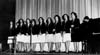 The Harmonettes of UAW Local 240 (Ford office workers) at the Vanity Theatre, 1947