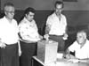 UAW Local 195 members vote to decide if Chrysler unit shall form its own local, 1956