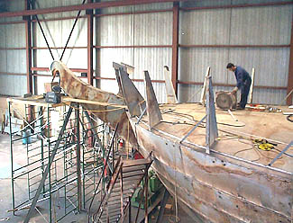 Rebuilding of the H.M.S Detroit