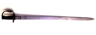 Naval cutlass used in the Battle of Lake Erie