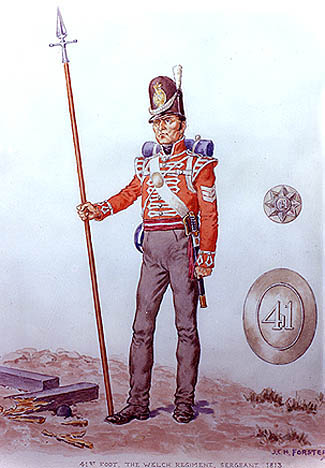 J.C.H. Forster's picture of a sergeant of the 41st Regiment