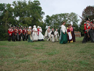 Re-enacting the retreat up the Thames River