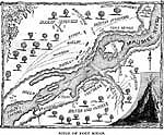Carte de l'attaque sur le fort Meigs