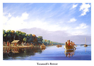 Tecumseh's retreat by Peter Rindlisbacher